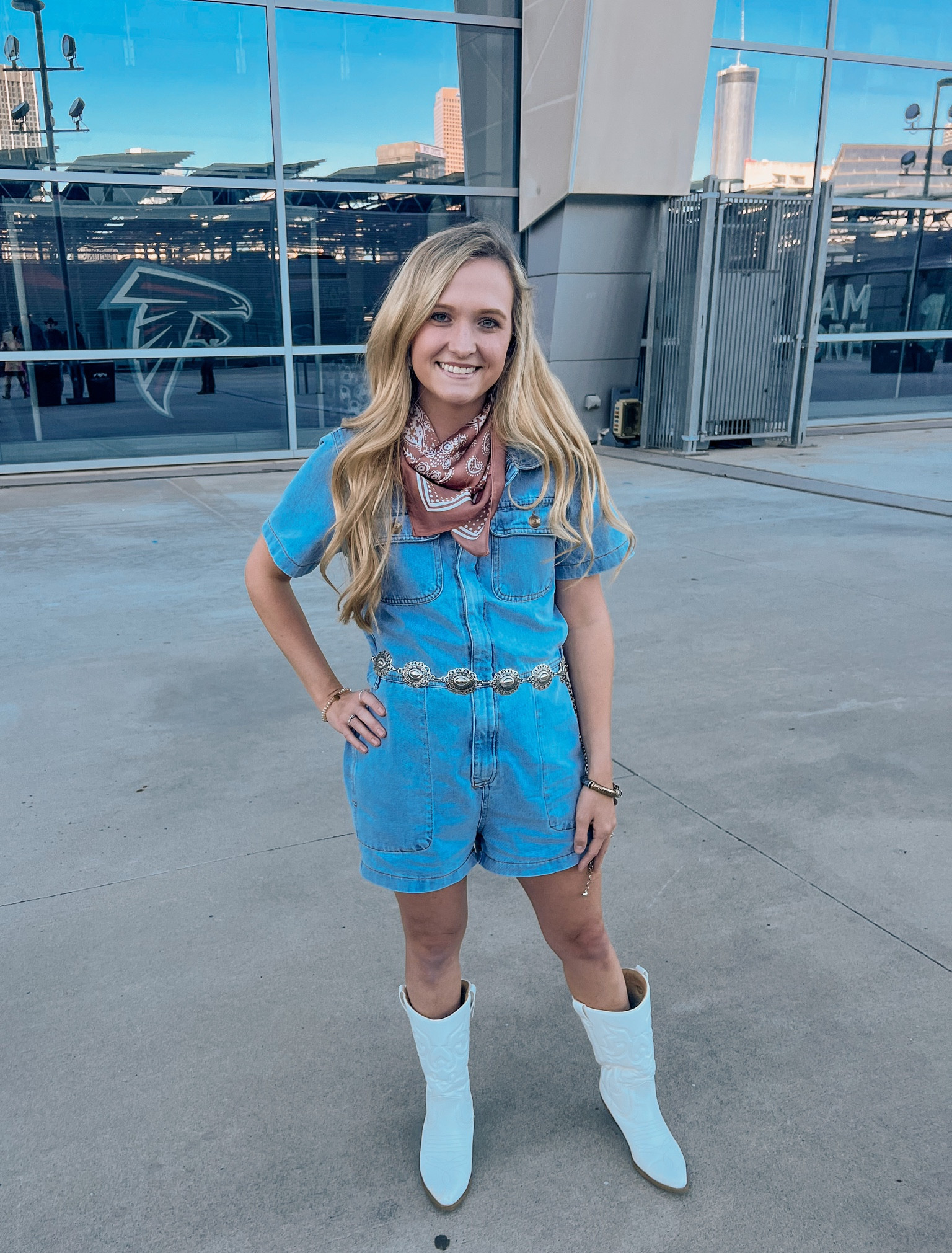 cheers to 27! 🫶🏻 celebrated my bday with the King of Country, George Strait, my fav girl Carrie Underwood, & some more of my favs this weekend! Perfect bday! 🫶🏻 sadly, my denim jumpsuit is currently unavailable on Amazon, but I did link similar items! 🥰

#LTKbeauty #LTKU #LTKstyletip