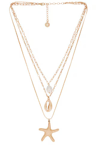 8 Other Reasons Cove Layered Charm Necklace in Gold from Revolve.com | Revolve Clothing (Global)