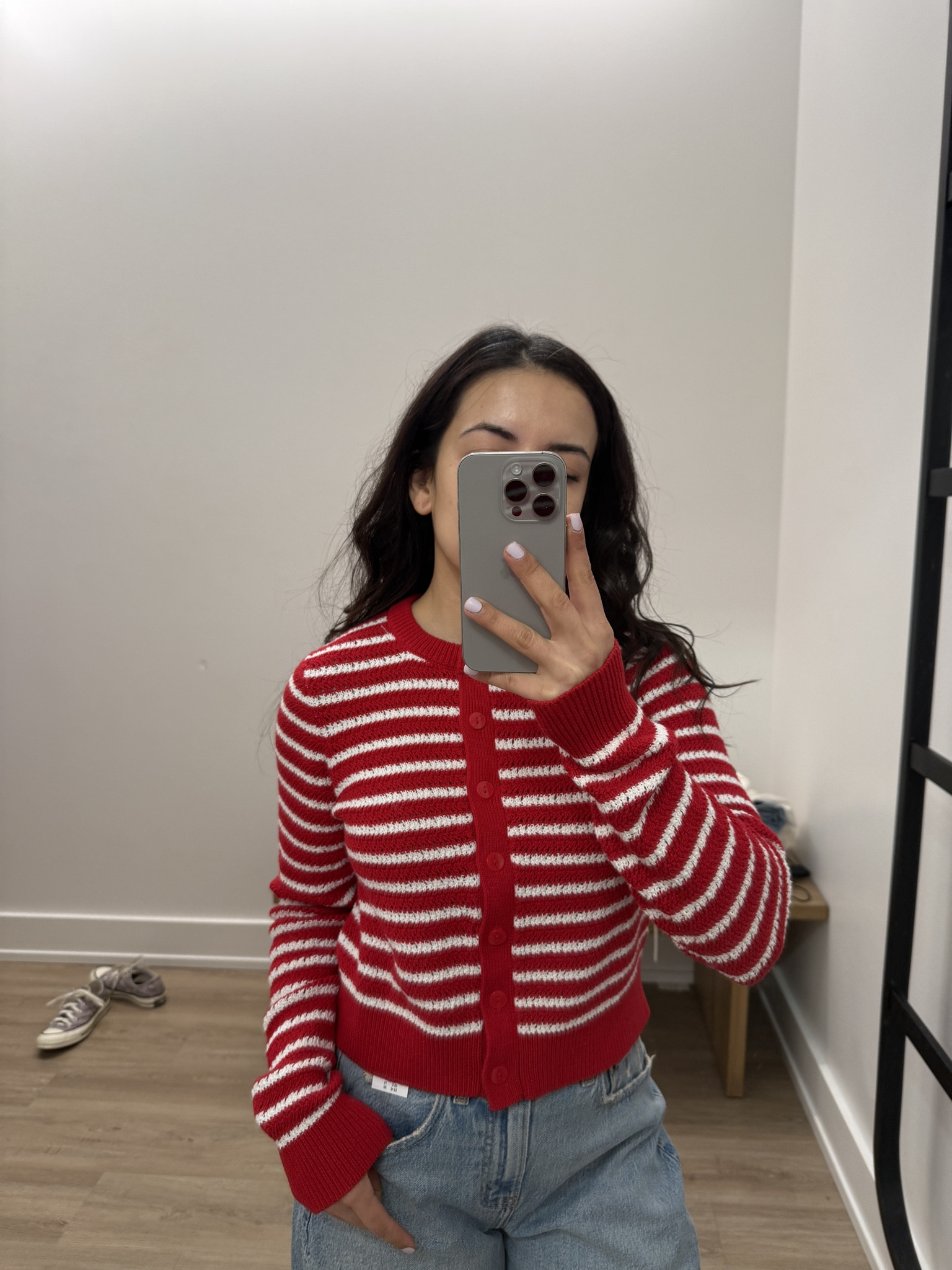 Recent petite friendly Abercrombie find. Red and white striped top is perfect for chilly spring days! 

#LTKSeasonal #LTKPetite