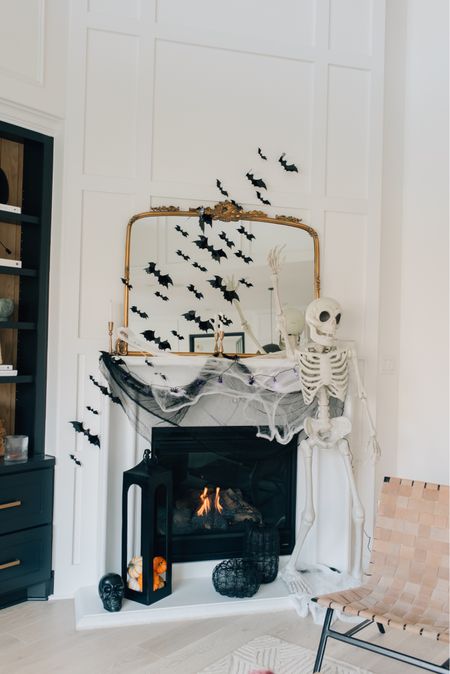 Target Halloween Decor for our fire place!! @target @targetstyle #TargetPartner #ad #Target 
