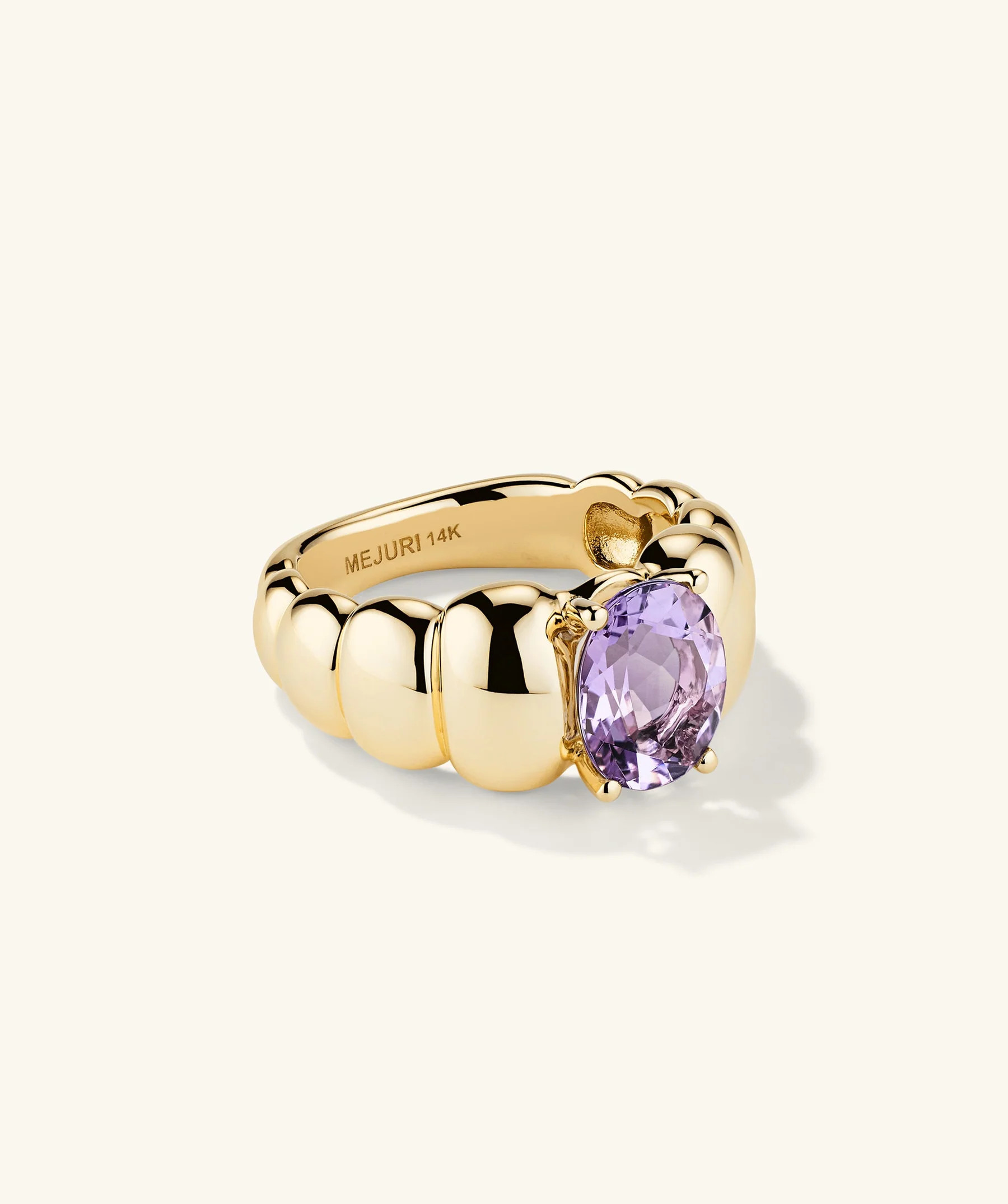 Puffy Charlotte Gemstone Ring | Mejuri Fine Crew