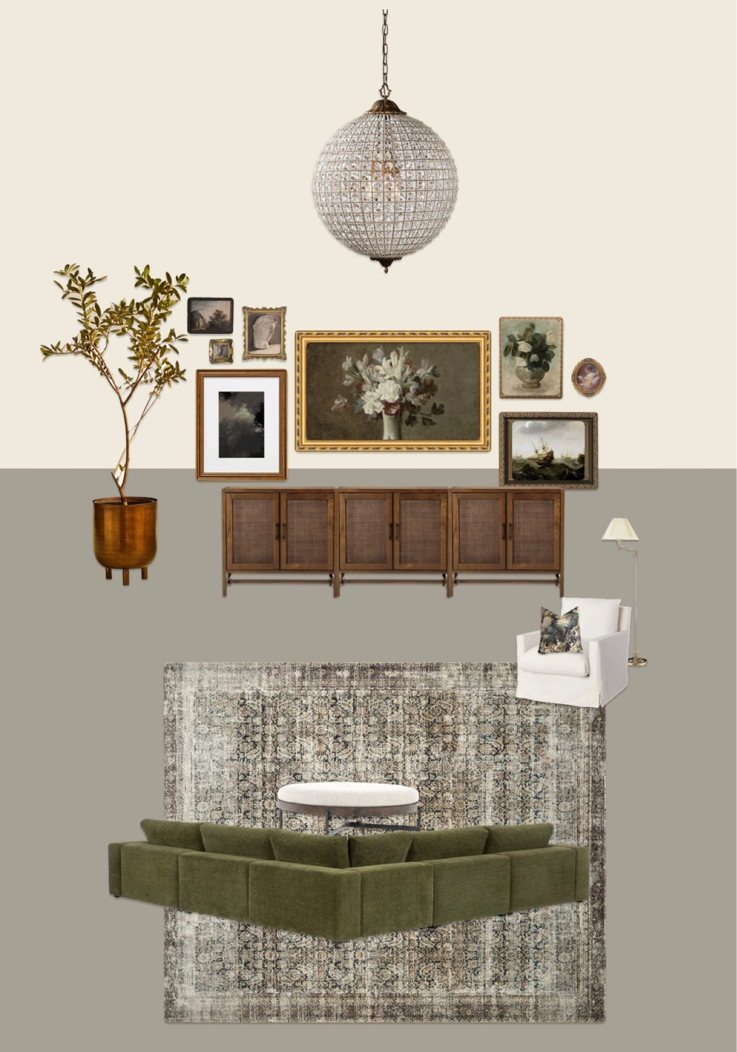 Items included in the moodboard for the new living room decor!

#LTKhome