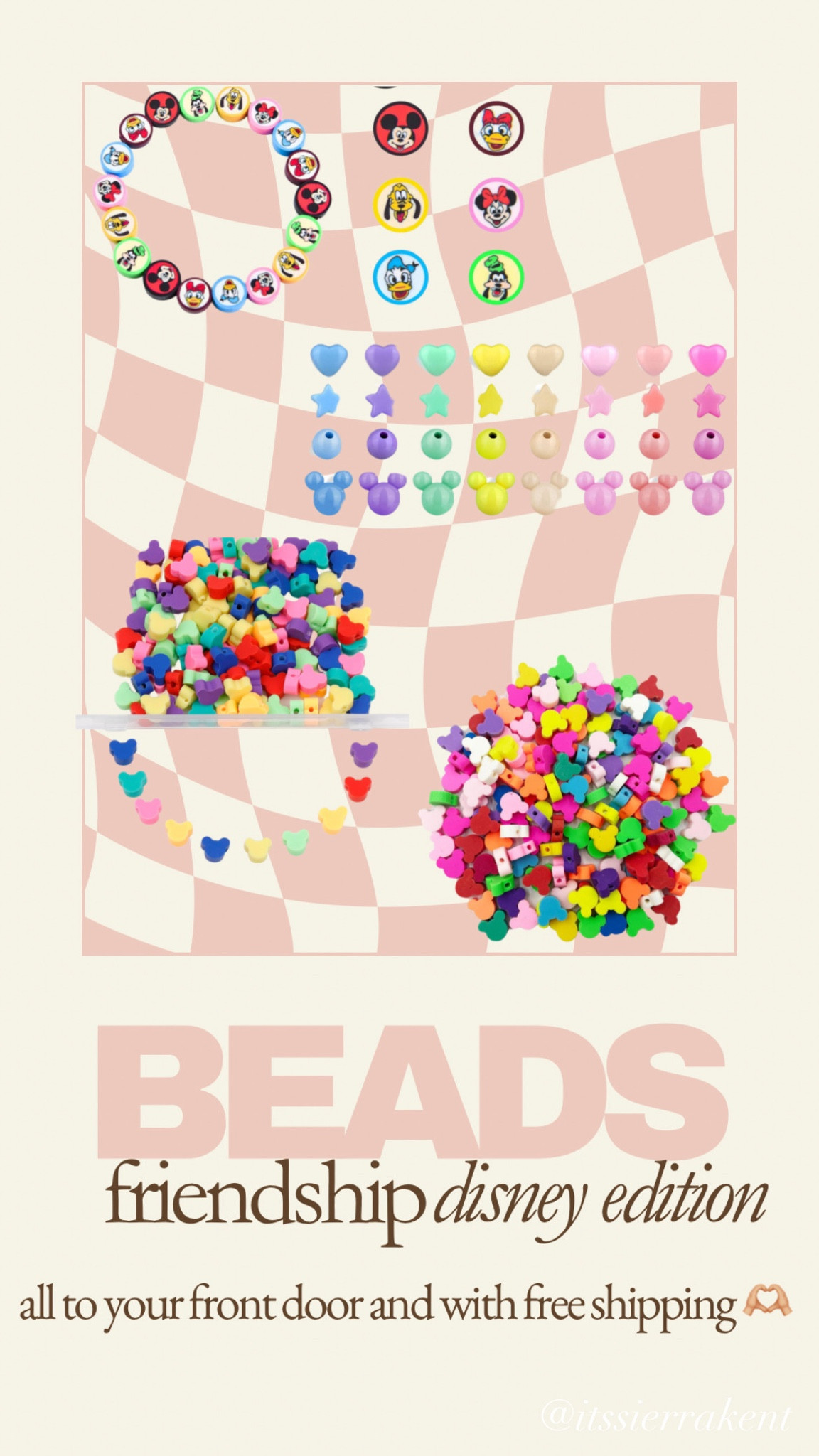 so make the friendship bracelets… 🎶 but make them DISNEY 🤩 the cutest Mickey Mouse & Disney character beads for homemade bracelets. All on Amazon & all under $10! 🩷

#LTKbeauty #LTKFestival #LTKfindsunder50