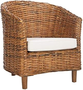 Safavieh Home Collection Omni Honey Barrel Chair | Amazon (US)