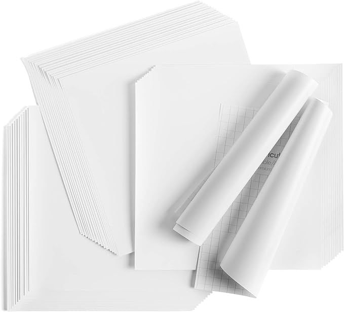 Cricut Premium Vinyl - Removable, 12” x 12” Adhesive Decal Sheets - White | Amazon (US)