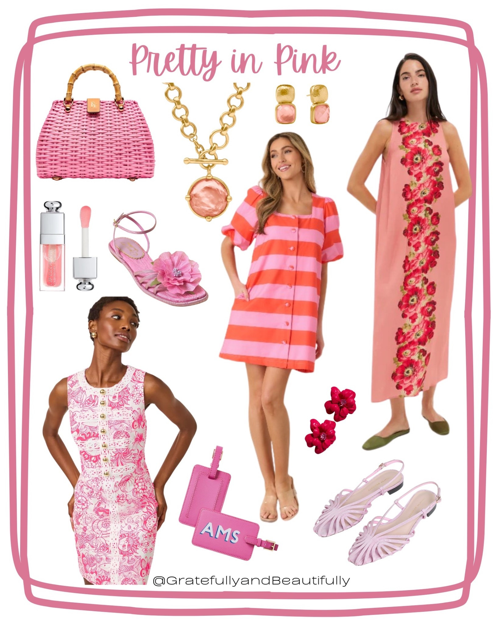 Pretty in Pink! Dress, purse, shoes, jewelryy

#LTKMidsize #LTKOver40