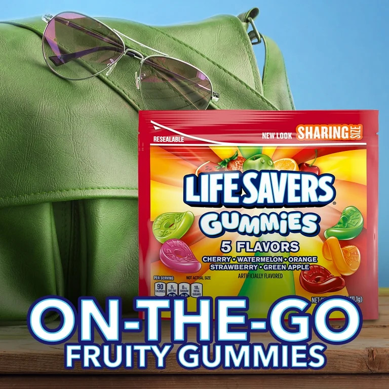 Life Savers 5 Flavors Gummy Candy, Sharing Size, 14.5 oz Bag | Walmart (US)