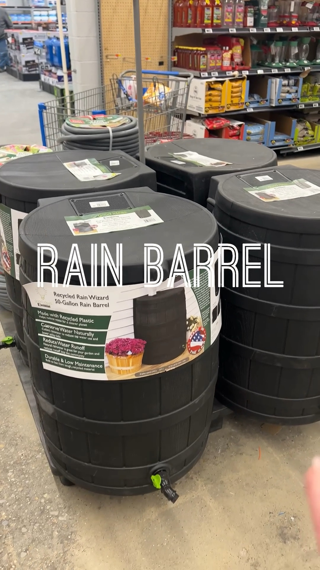 Rain Barrel 🚰 I linked 3 different kinds. Perfect if you’re always traveling and want to keep your plants and grass watered!