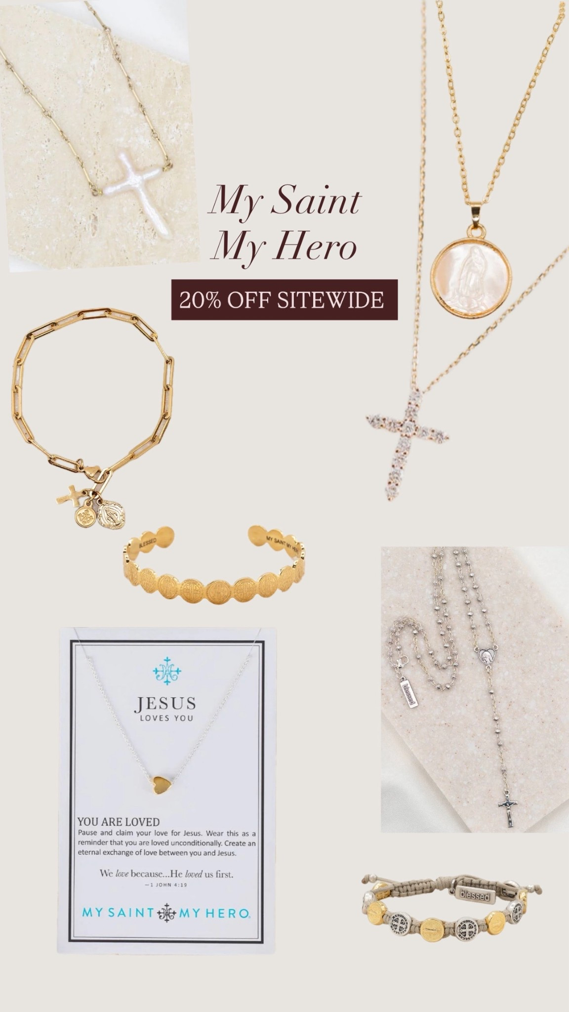 BF Sale - 20% off SITEWIDE faith based jewelry !

#LTKGiftGuide #LTKCyberWeek #LTKBeauty