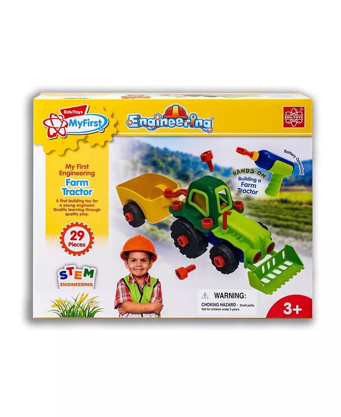 Edu Toys My First Engineering Farm Tractor STEM Toy | Macys (US)