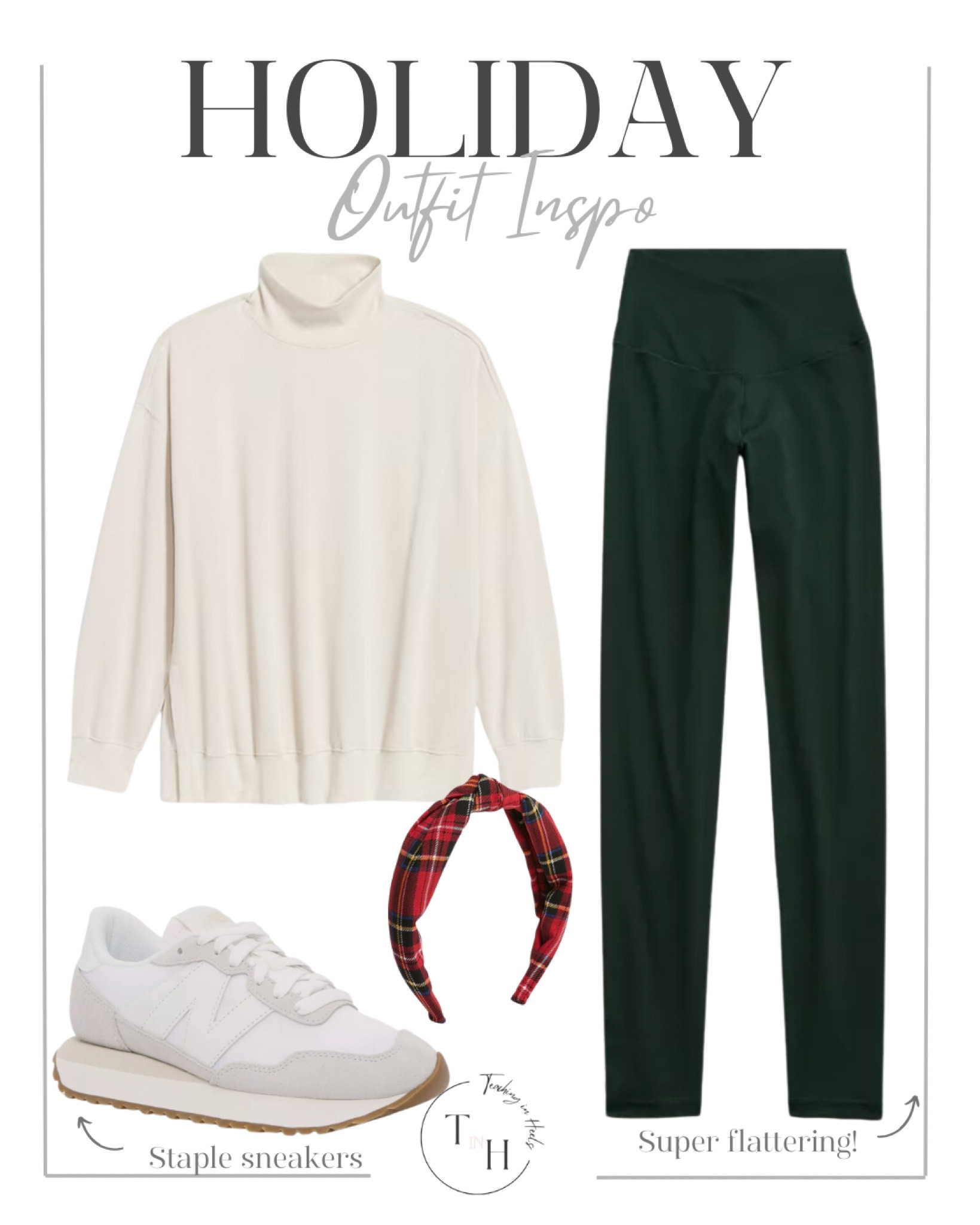 Comfy oversized mockneck sweater  offline leggings  new balance sneaker  holiday headband  casual holiday OOTD  holiday ootd  holiday theme outfit  teacher style  teacher work style workwear  business casual  business office outfit  teacher ootd  teacherfit   ootd  shirt trendteacher  teacher outfits  teacher

#LTKSeasonal #LTKHoliday #LTKGiftGuide