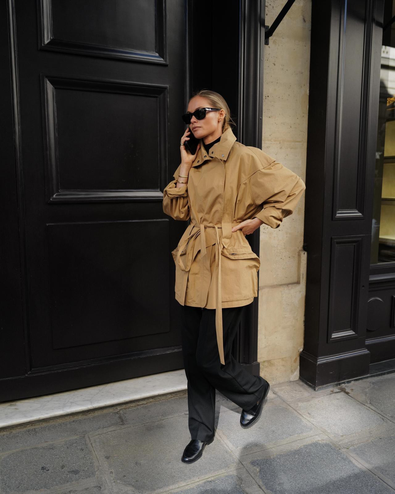 The Row trench coat, St Agni wide leg tailored trousers, The Row loafers, Raybans 

Spring style, spring outfit, chic, city break, jacket

#LTKShoeCrush #LTKStyleTip #LTKSeasonal