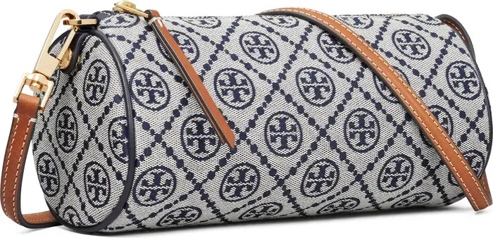 T Monogram Jacquard Cylinder Shoulder Bag | Nordstrom