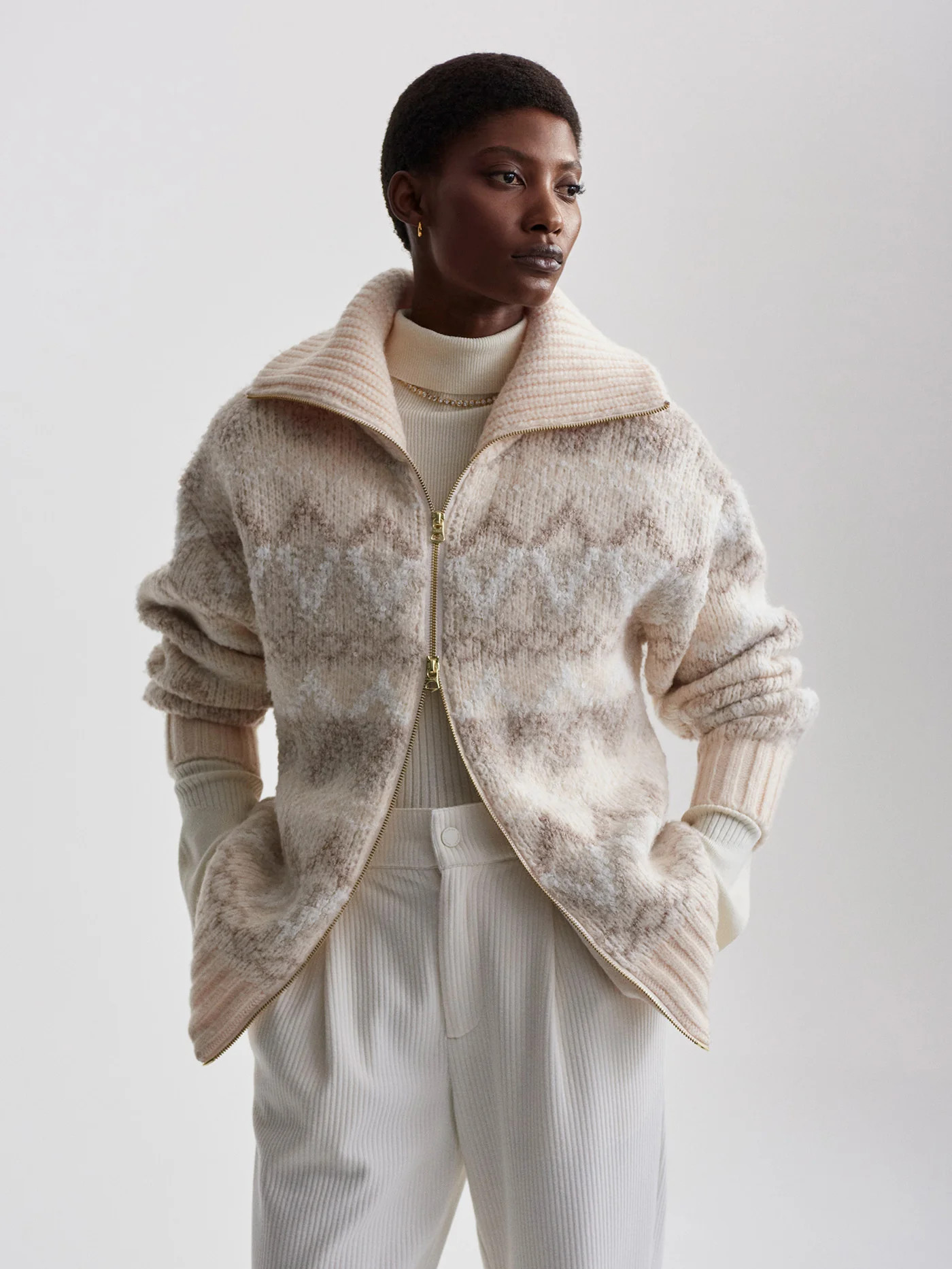 Brooke Fairisle Knit Jacket | Varley US