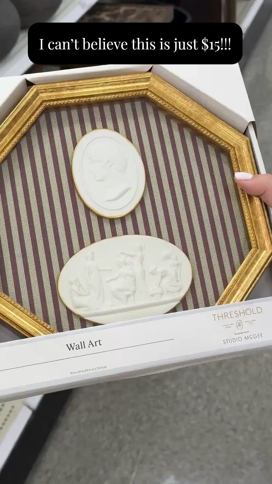 This framed intaglio is beautiful and a great affordable option.

Wall Art. Framed Art. Wall Decor. Target Finds.

#LTKHome