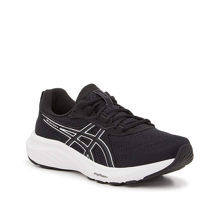 ASICS Wide Width GELContend 9 Running Shoe | Women's | Black/White | Size 9 | Sneakers | DSW