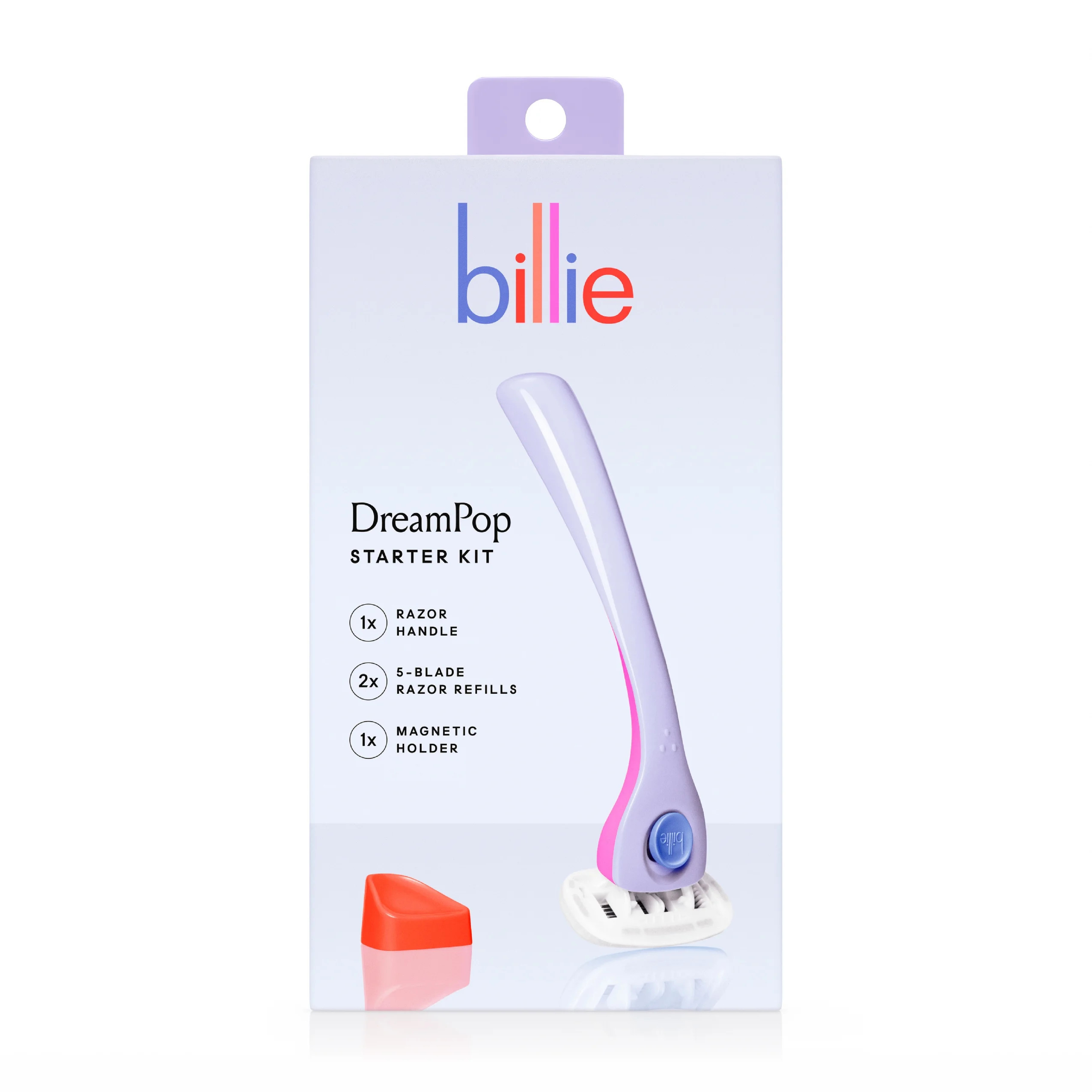 Billie Women’s Razor Kit - 1 Handle + 2 Blade Refills + Magnetic Holder - DreamPop - Walmart.co... | Walmart (US)