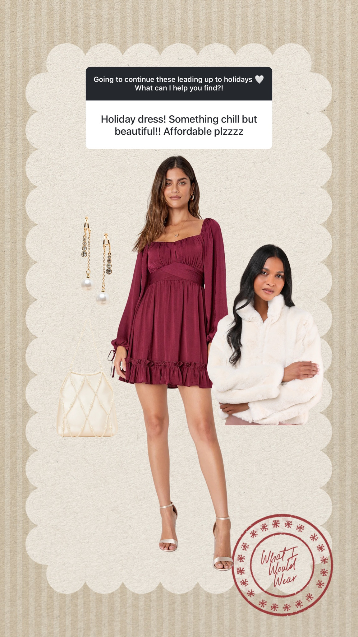 Love love love this style dress!  The color and material are so pretty on this one🤍 

#LTKMidsize #LTKHoliday