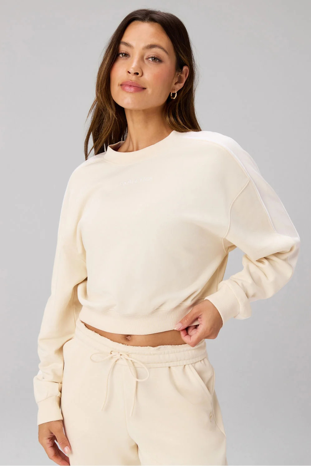 Year Round Terry Sporty Crew Neck | Fabletics