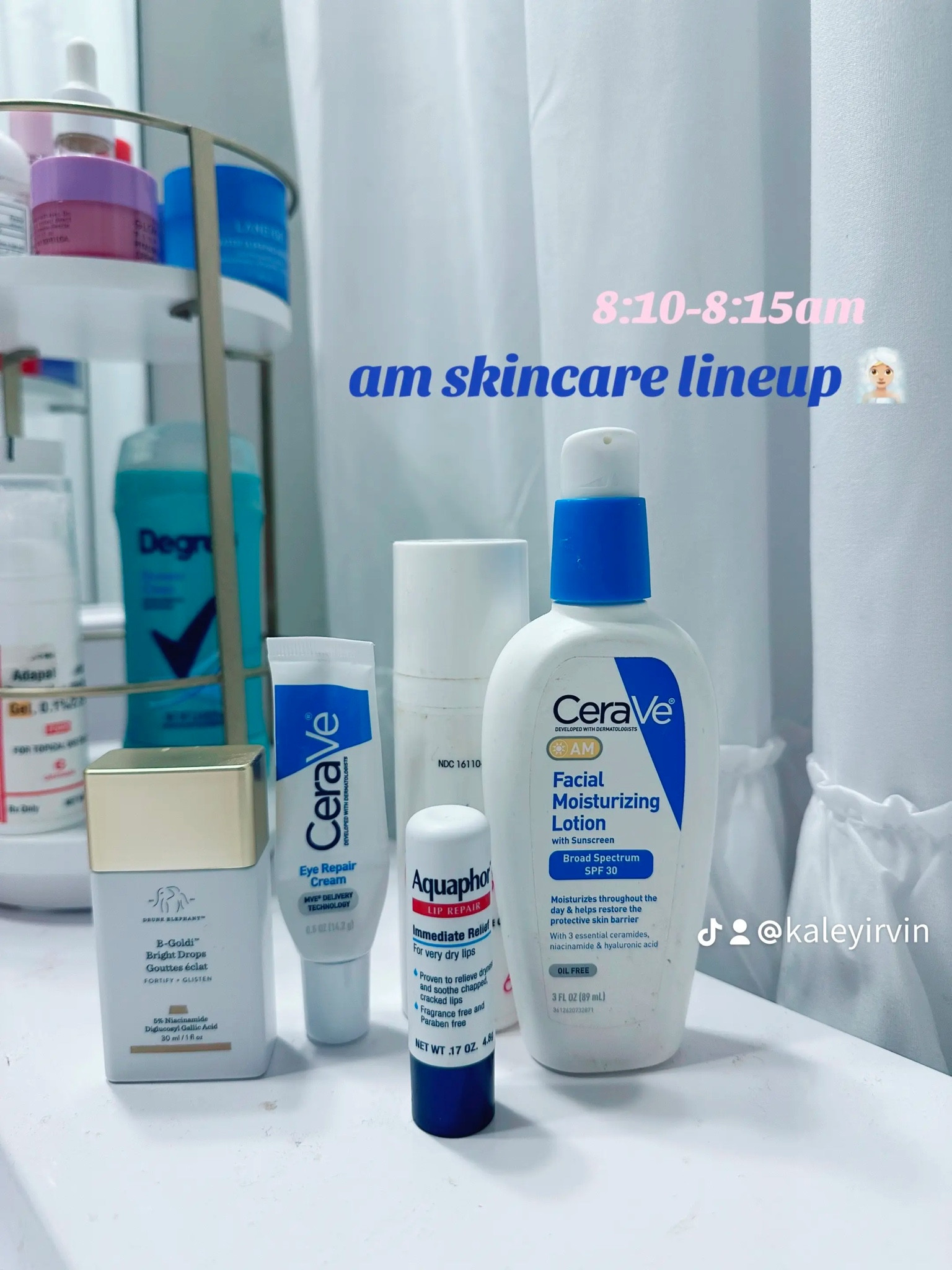 Am skincare lineup 🧖🏼‍♀️🧖🏼‍♀️ 

Follow me on TikTok!! @kaleyirvin 

#LTKbeauty #LTKstyletip #LTKhome