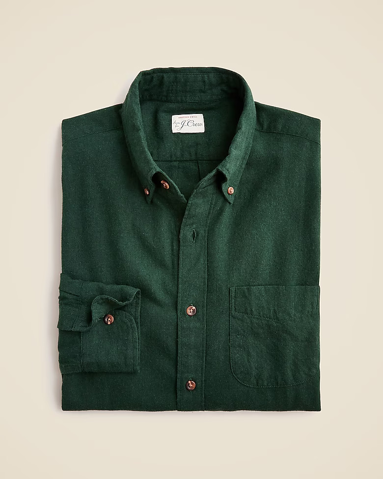 Brushed twill shirt | J. Crew US