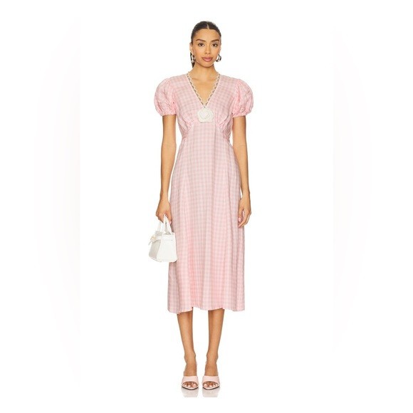 Sleeper The Genus Rosa Dress in Pink Vichy | Poshmark