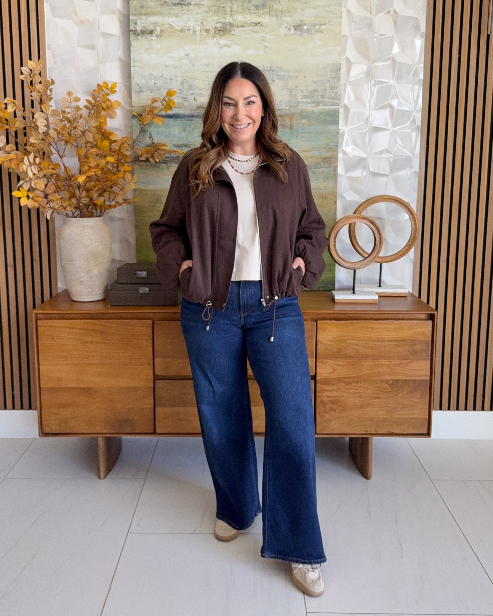 Chocolate Brown Blake Utility Jacket from Rails    📏Wearing Jacket tts, L | tee, L | Jeans, 31

#LTKSeasonal #LTKOver40 #LTKMidsize