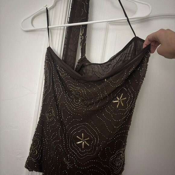 BEADED SCARF TOP | Poshmark