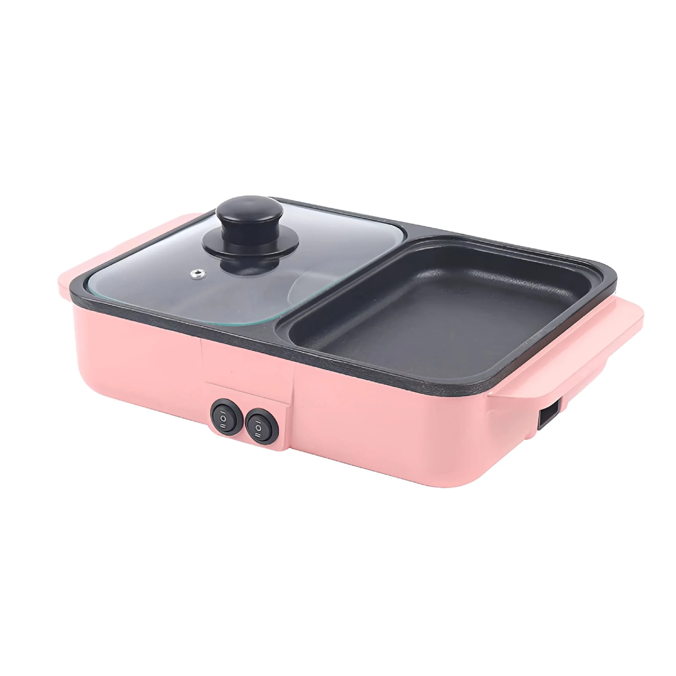 HIBIBUD 2026 New Pink Electric Hot Pot Dual Temperature Control 4.4 Lbs for Hot Pot, Soup, Stew, ... | Walmart (US)