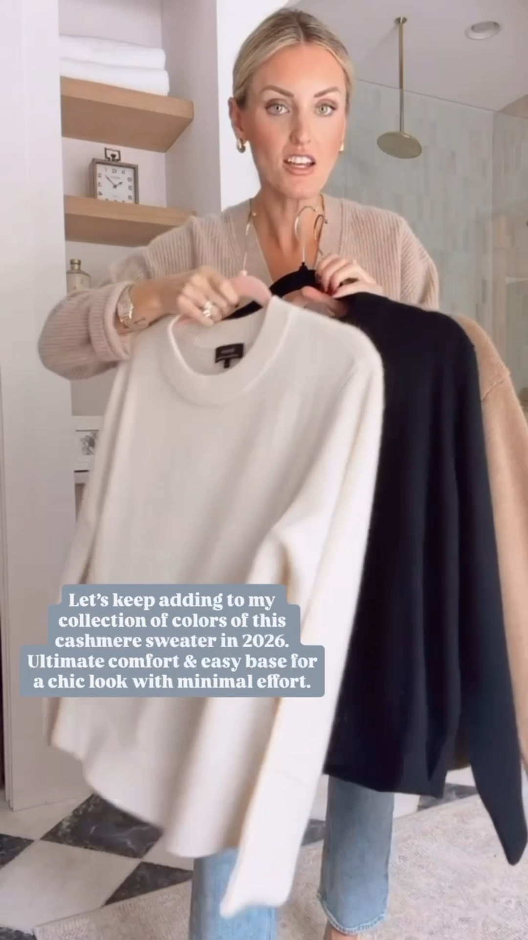 Will never get over these cashmere sweaters 😍 the only sweater you need! Comes in several colors too!

Loverly Grey, Quince, cashmere sweater, neutral sweater, winter wardrobe staples, winter fashion, winter outfit ideas 

#LTKootd #LTKSeasonal