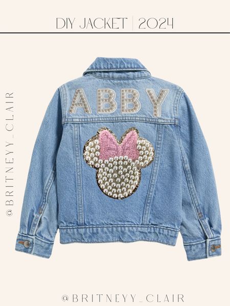 Here's what I used when making these adorable DIY Disney jackets 🤍🤩 #diy #diymama #disney #disneyoutfit 

#LTKkids #LTKtravel #LTKMostLoved