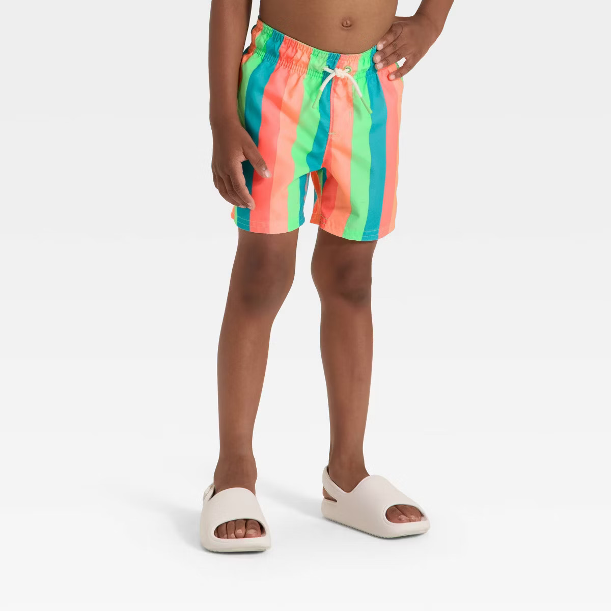 Toddler Boys' Striped Swim Shorts - Cat & Jack™ | Target