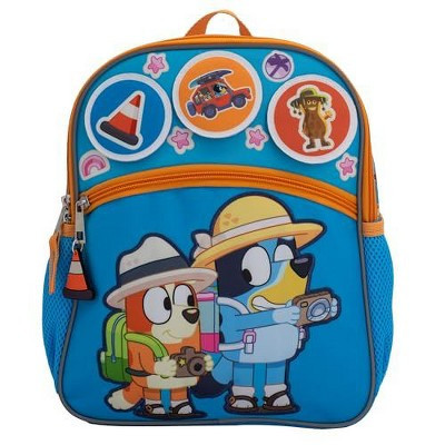 Bluey Interactive 12 Mini Backpack For Kids, Bluey & Bingo School Bag for Pre-School & Kindergarten, Blue | Target
