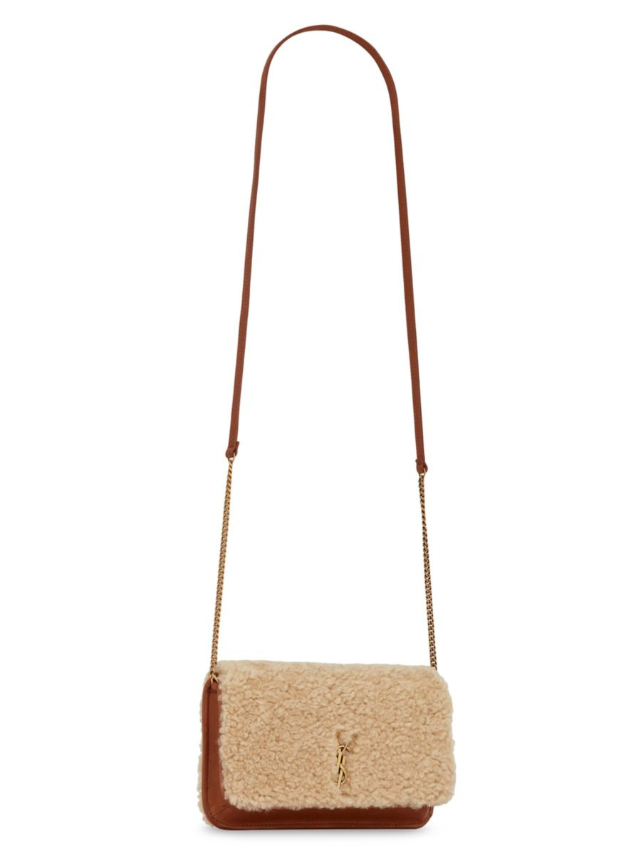 Monogram Shearling Phone Holder-On-Strap | Saks Fifth Avenue