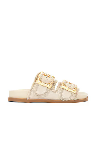 Enola Sporty Casual Sandal in Oyster | Revolve Clothing (Global)