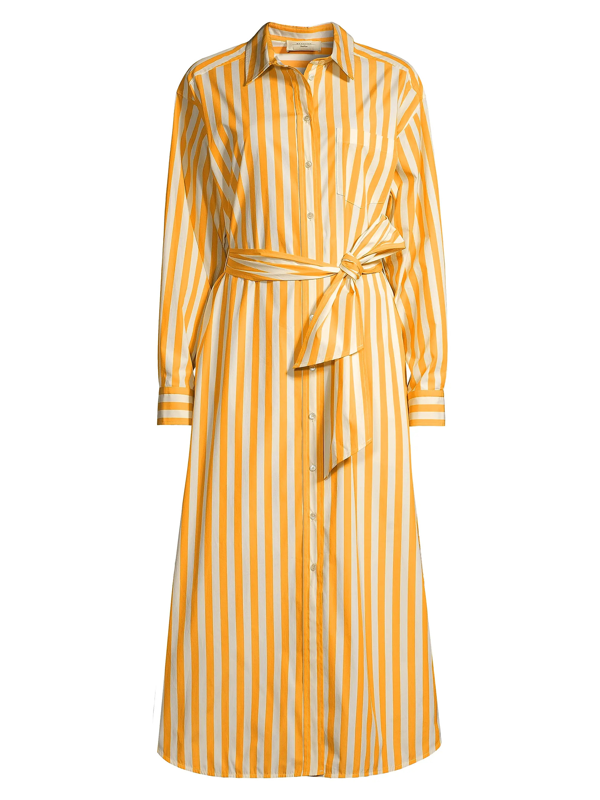 Falasco Striped Cotton Midi-Shirtdress | Saks Fifth Avenue