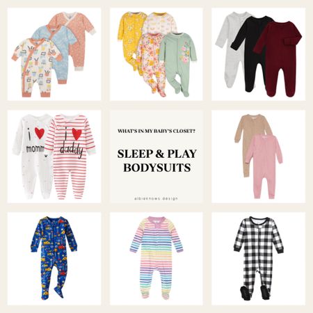🆕 what’s in my baby’s closet: sleep & play bodysuits 🚼

#LTKbaby #LTKsalealert