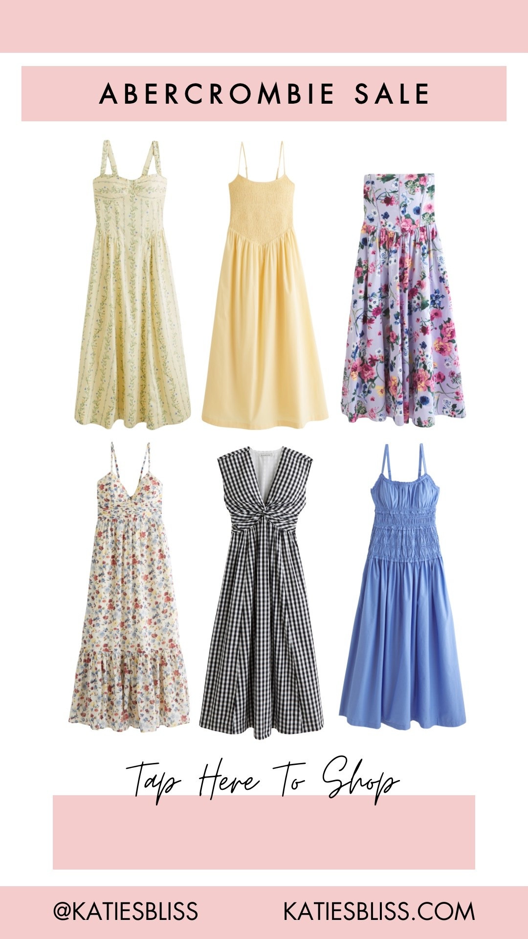 Abercrombie sale up to 60% off ✨

Dress. Spring. Floral. Maxi. Easter. Vacation. Spring break. Yellow. Blue. Sale. Deal. Markdown. 



#LTKSaleAlert #LTKTravel