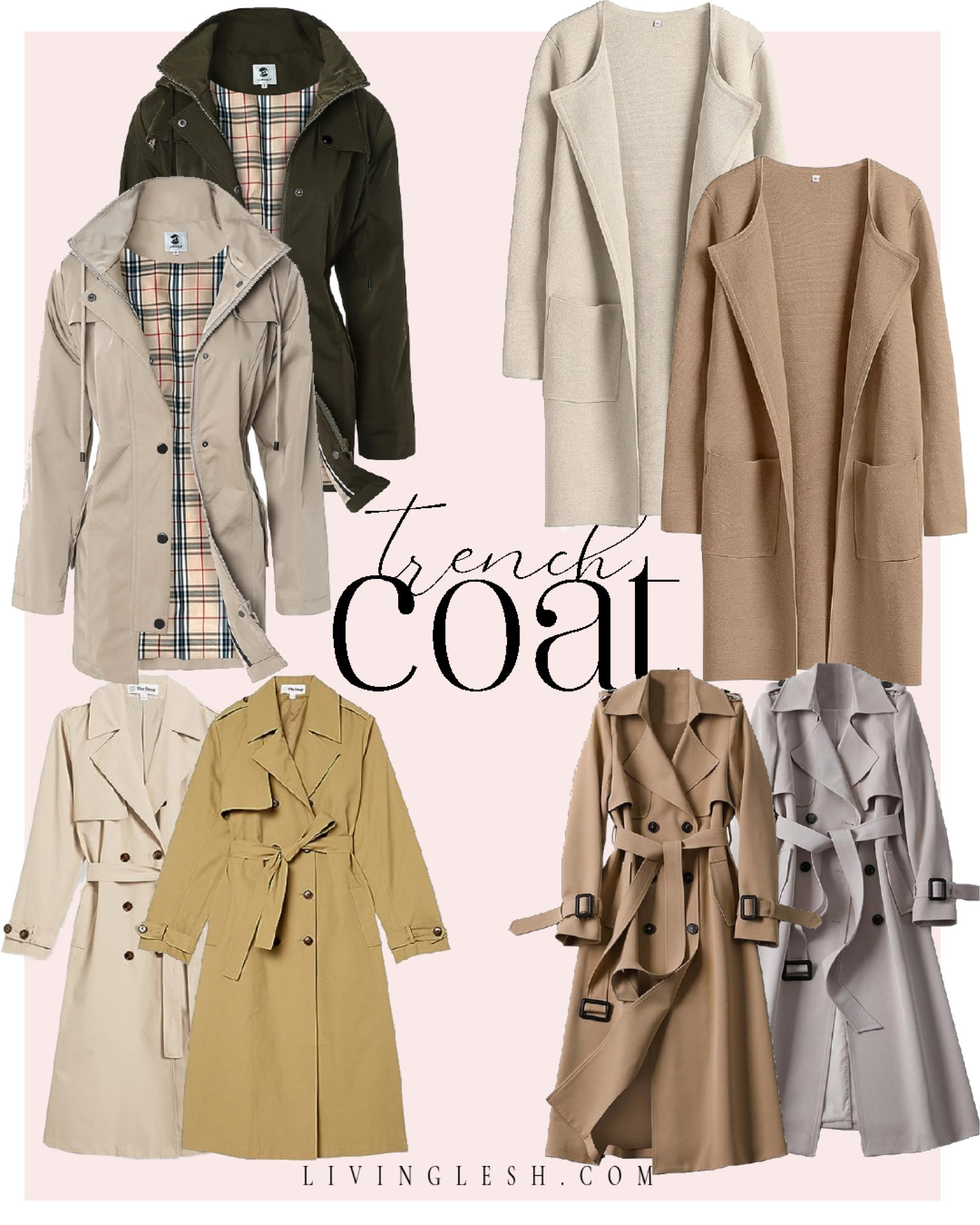 Women's Oversized Nylon Trench Coat curated on LTK