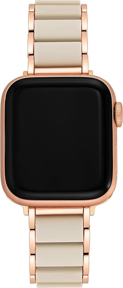 Anne Klein Rubberized Fashion Bracelet for Apple Watch, Secure, Adjustable, Apple Watch Replaceme... | Amazon (US)
