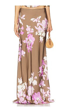 ROCOCO SAND Maxi Skirt in Brown Pink from Revolve.com | Revolve Clothing (Global)