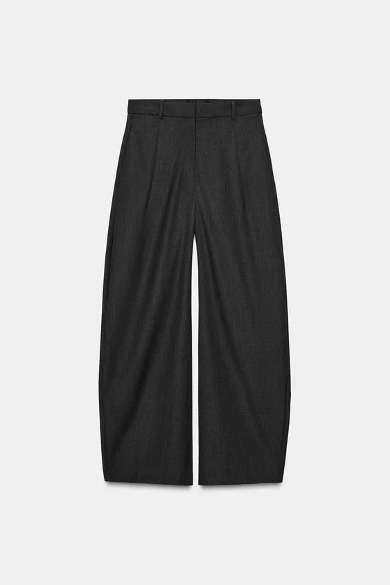 WOOL BALLOON PANTS ZW COLLECTION | Zara US