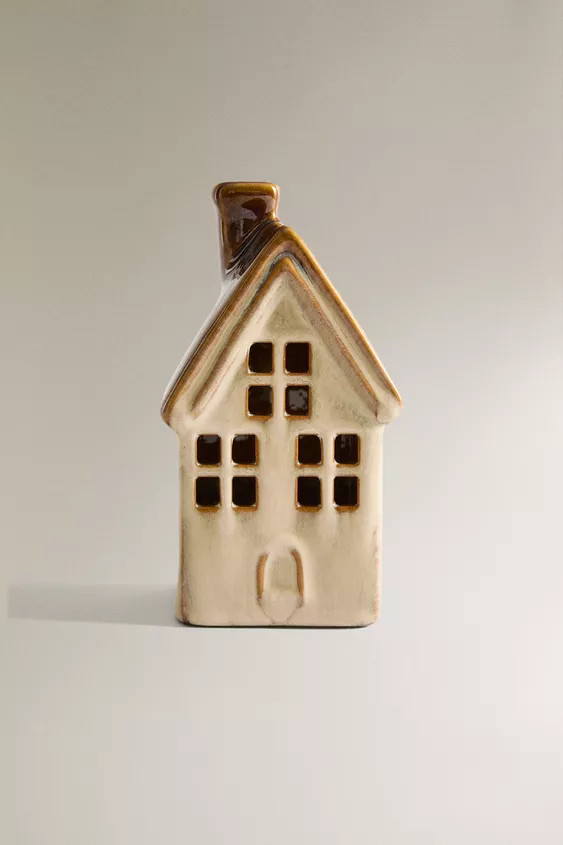 LIGHT-UP PORCELAIN HOUSE CHRISTMAS ORNAMENT | Zara US