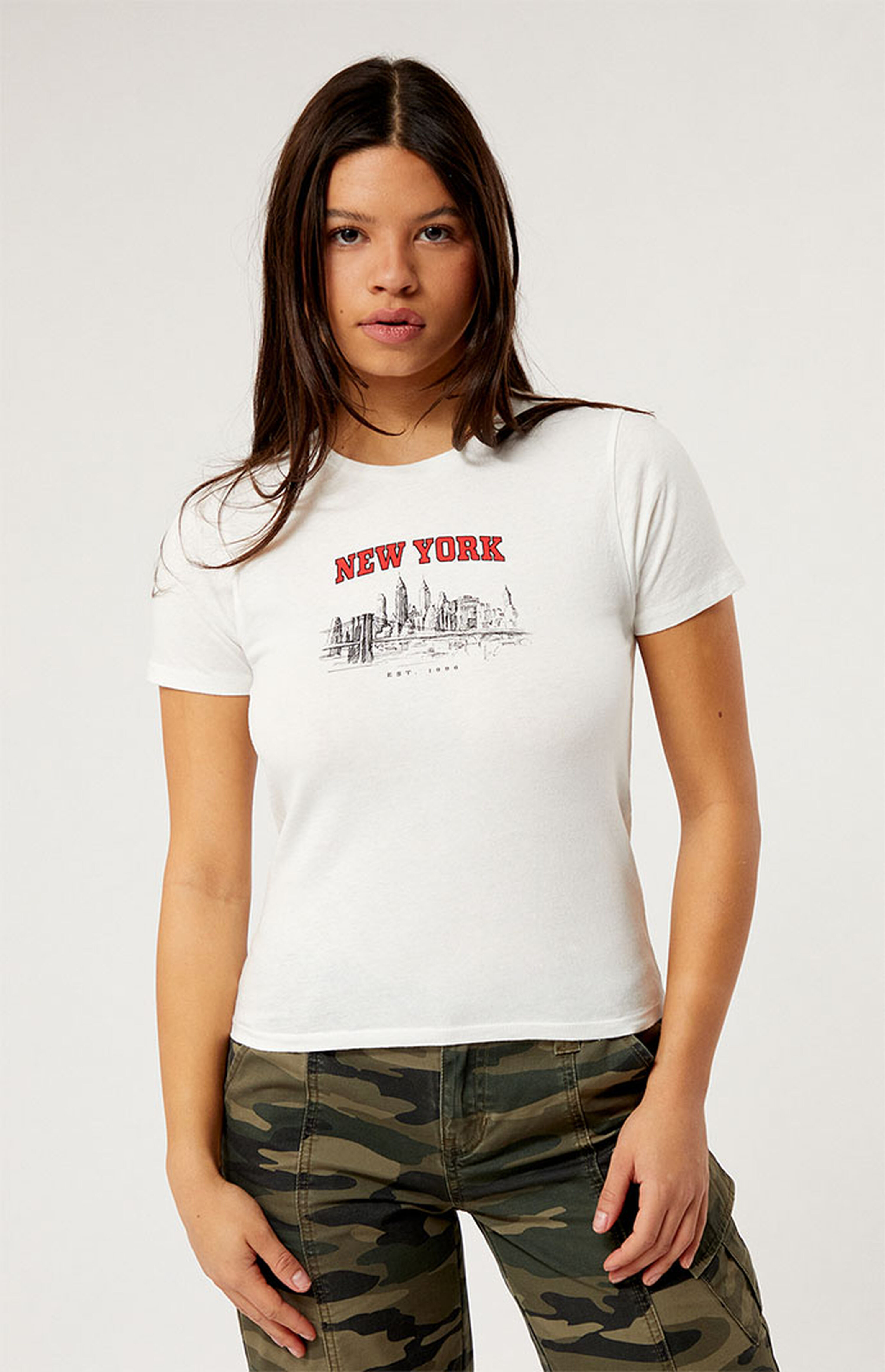 Golden Hour New York Skyline Skimmer T-Shirt | PacSun