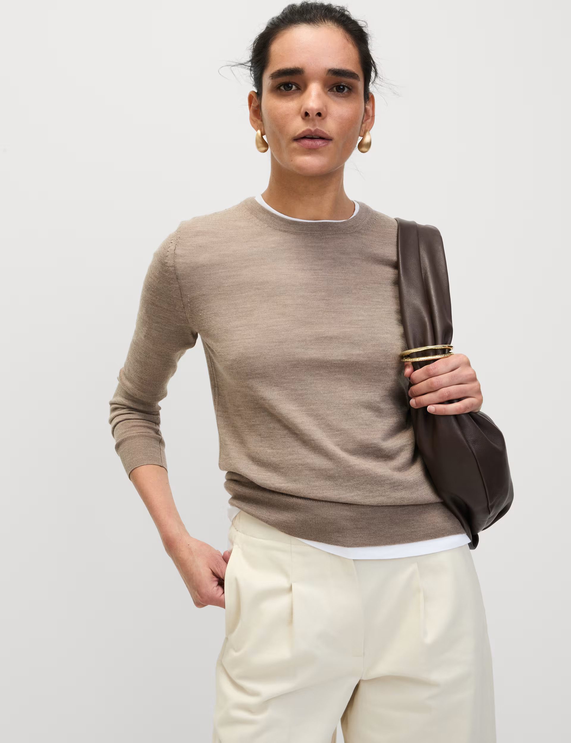 Pure Merino Wool Crew Neck Jumper | Marks & Spencer (UK)