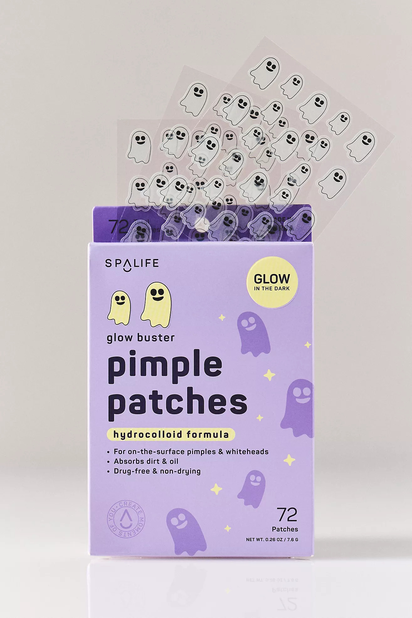 SpaLife Ghost Fam Glow-In-The-Dark Pimple Patches | Anthropologie (US)