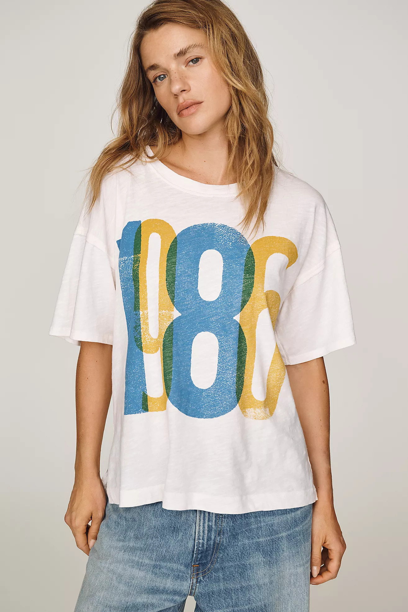 Pilcro 1986 Cotton Graphic Tee | Anthropologie (US)