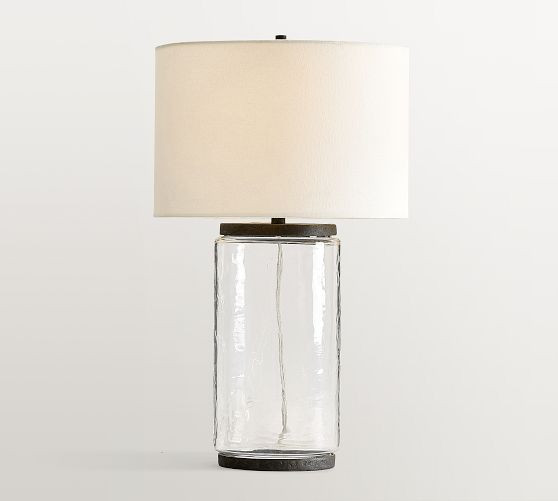 Dalton Recycled Glass Table Lamp (20"-25") | Pottery Barn (US)