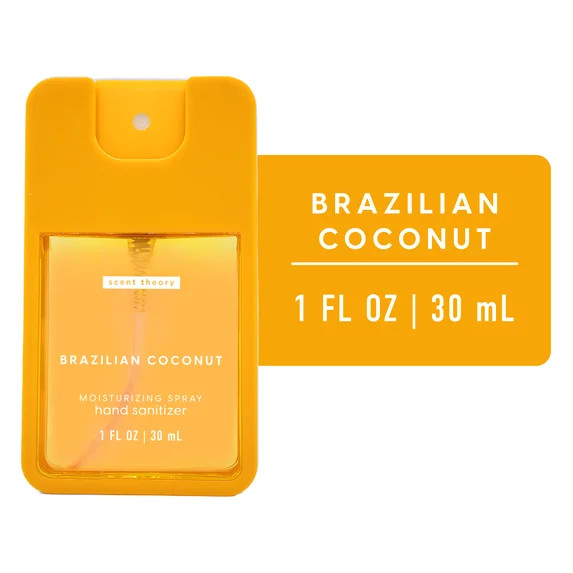 Scent Theory Hand Sanitizer Spray, Brazilian Coconut, 1 fl oz | Walmart (US)