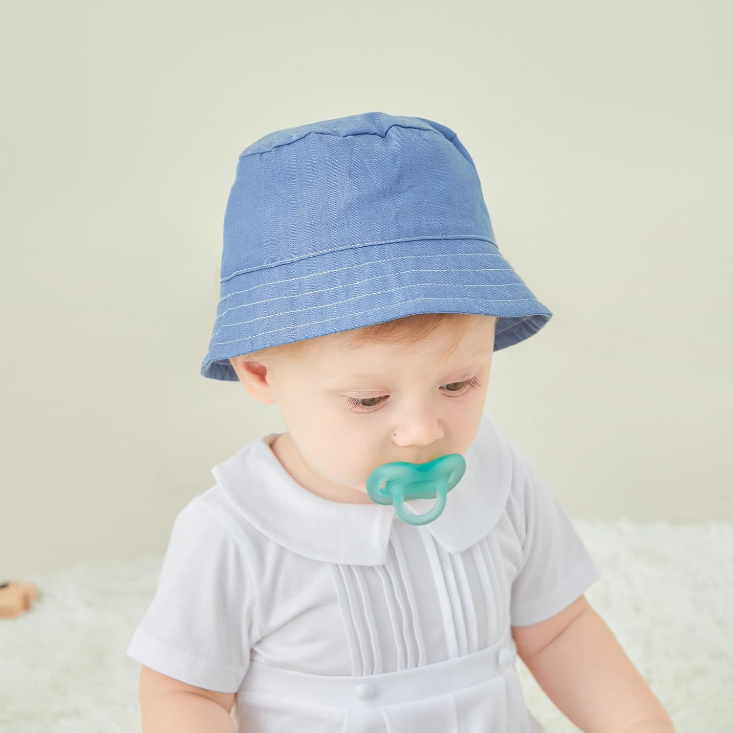 pureborn Baby Toddler Bucket Hat for Infant Boys Girls Kids Breathable Sun Hat with Chin Strap | Amazon (US)